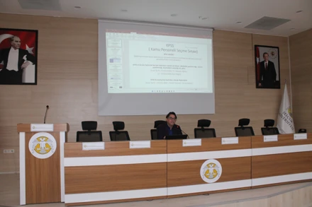 "KPSS Hakkında Bilgilendirme" Konulu Söyleşi Gerçekleştirildi.