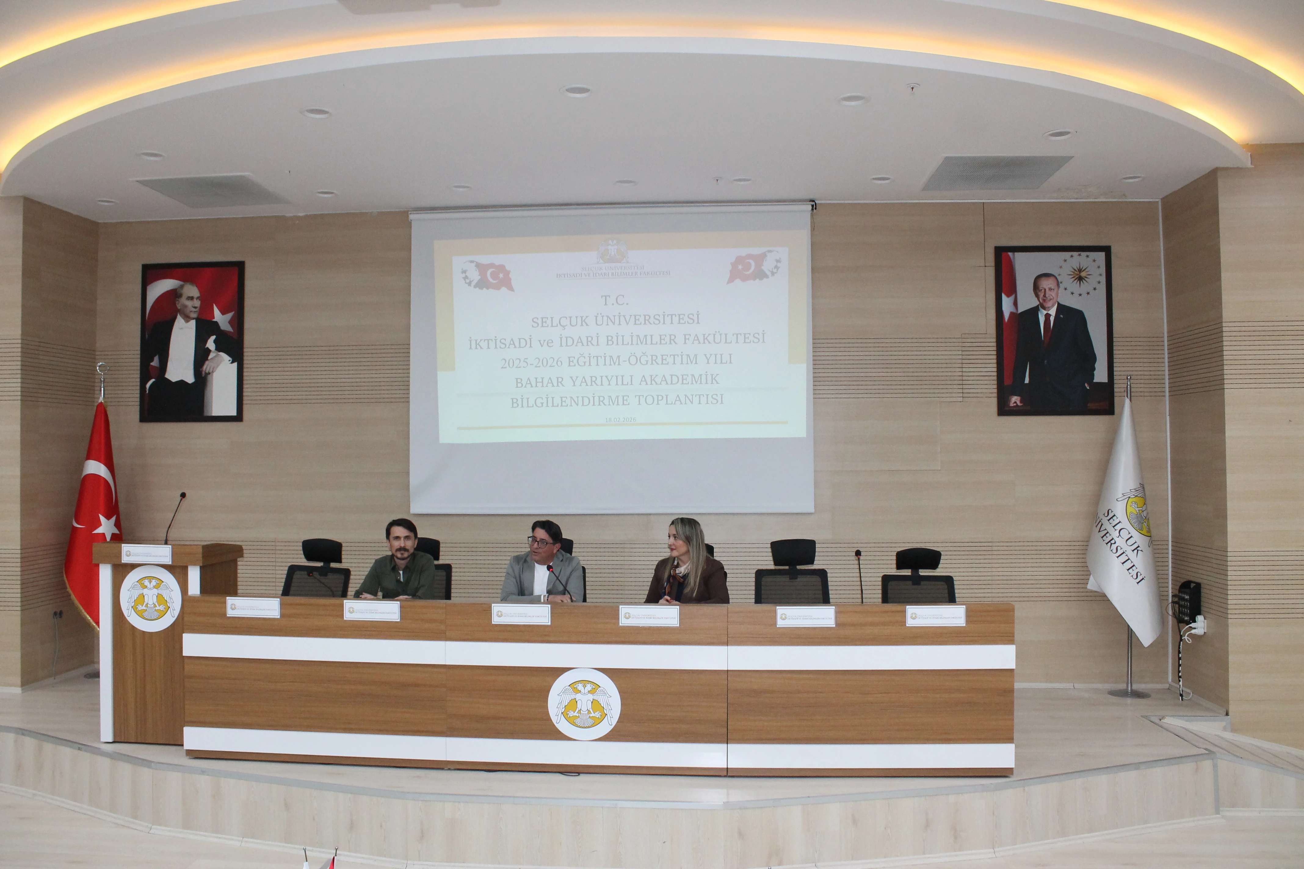 2025-2026 Eğitim-Öğretim Yılı Bahar Yarıyılı Bilgilendirme Toplantısı Yapıldı.