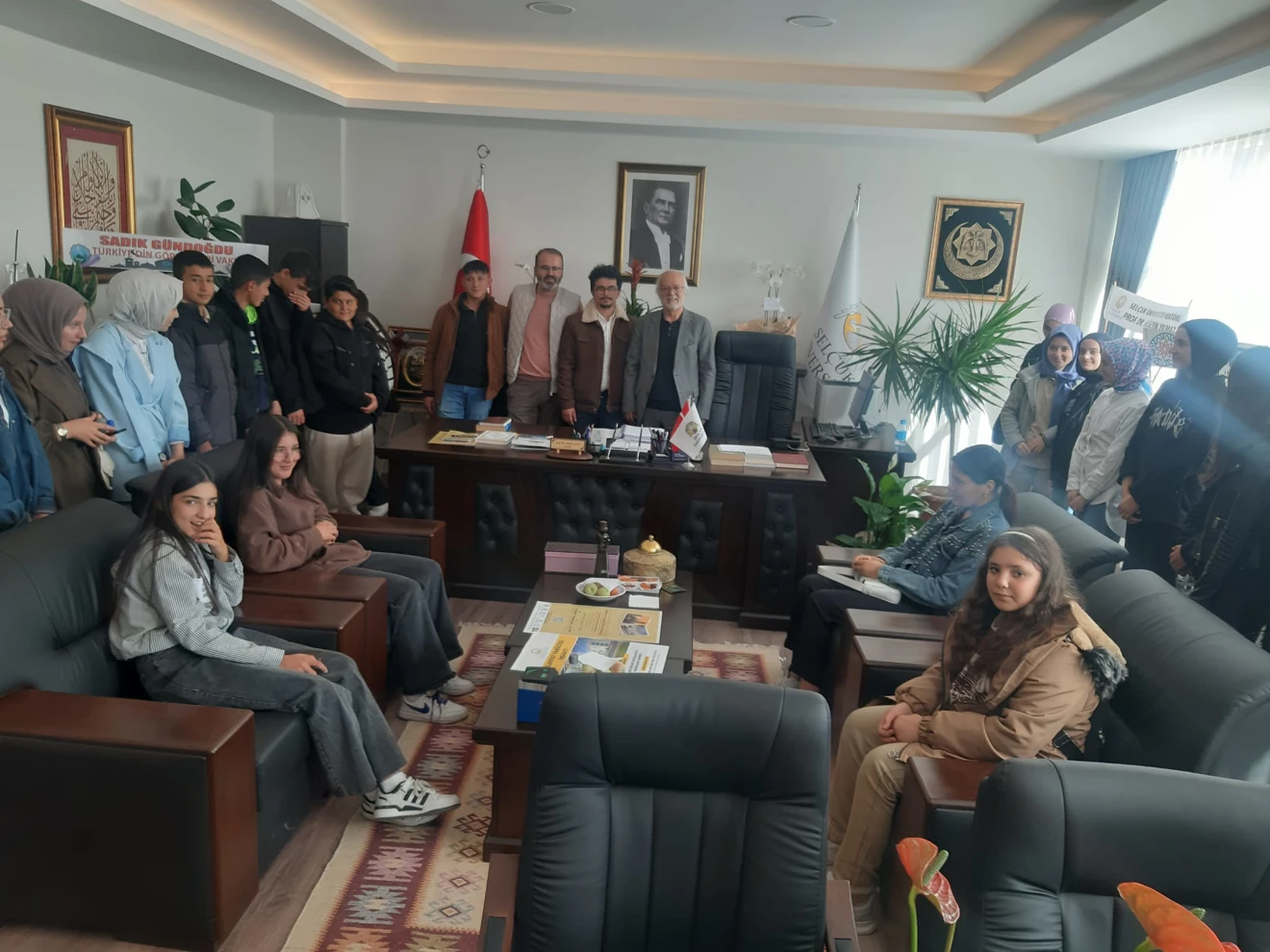 Çumra Alibeyhüyüğü Anadolu İHL'den fakültemize ziyaret