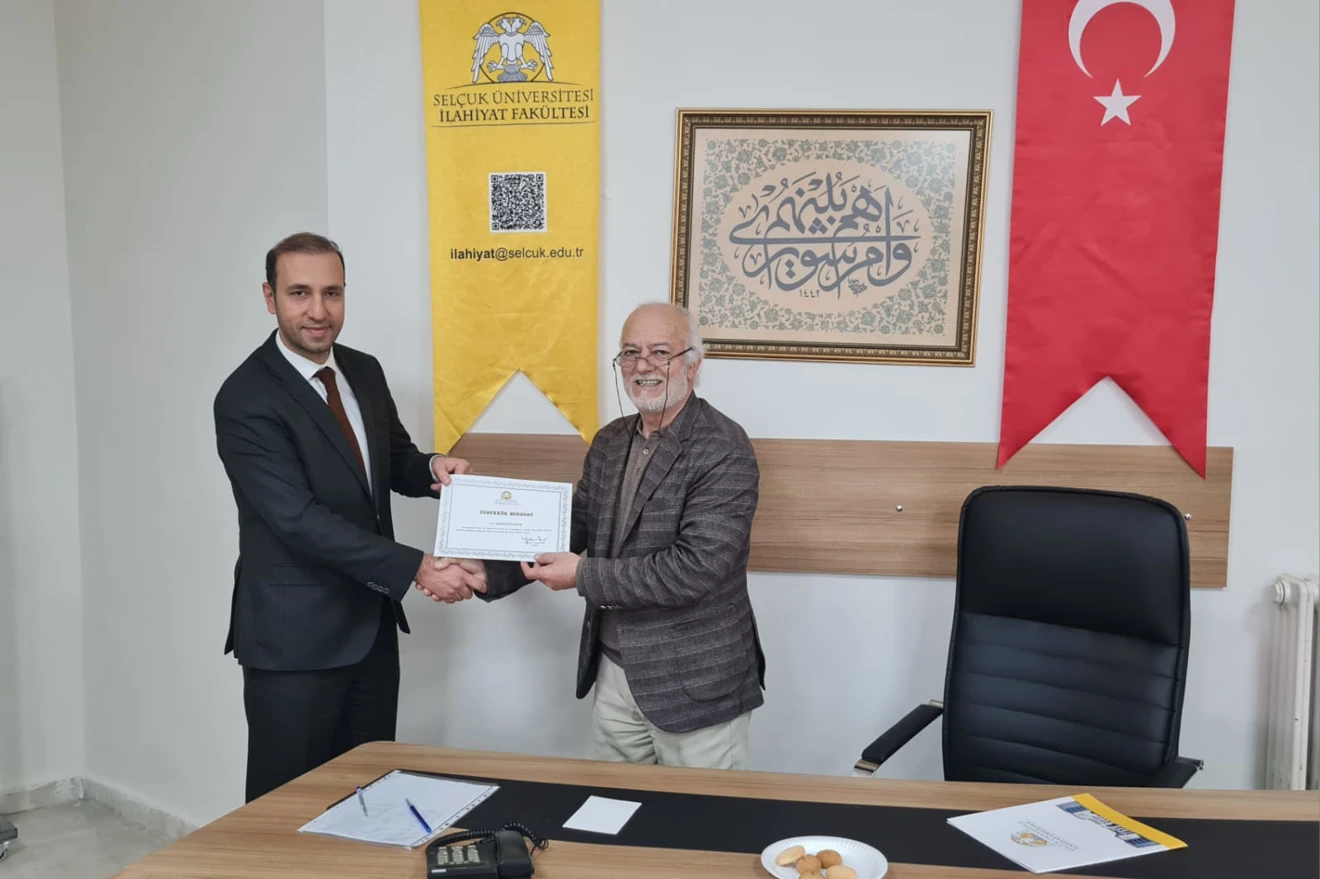 Fakülte Sekreterimiz Abdulbaki Özdemir'e Veda Programı