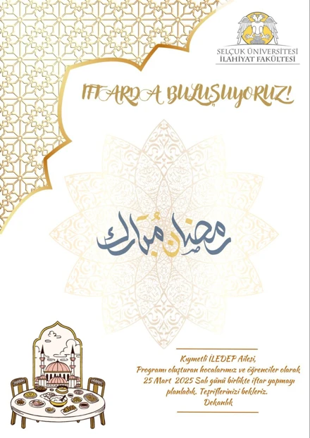 İLEDEP kursiyerleri iftar programında bir araya geldi