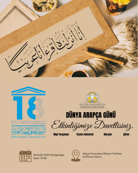 Dünya Arapça Günü Etkinliği Etkinliği Düzenlendi