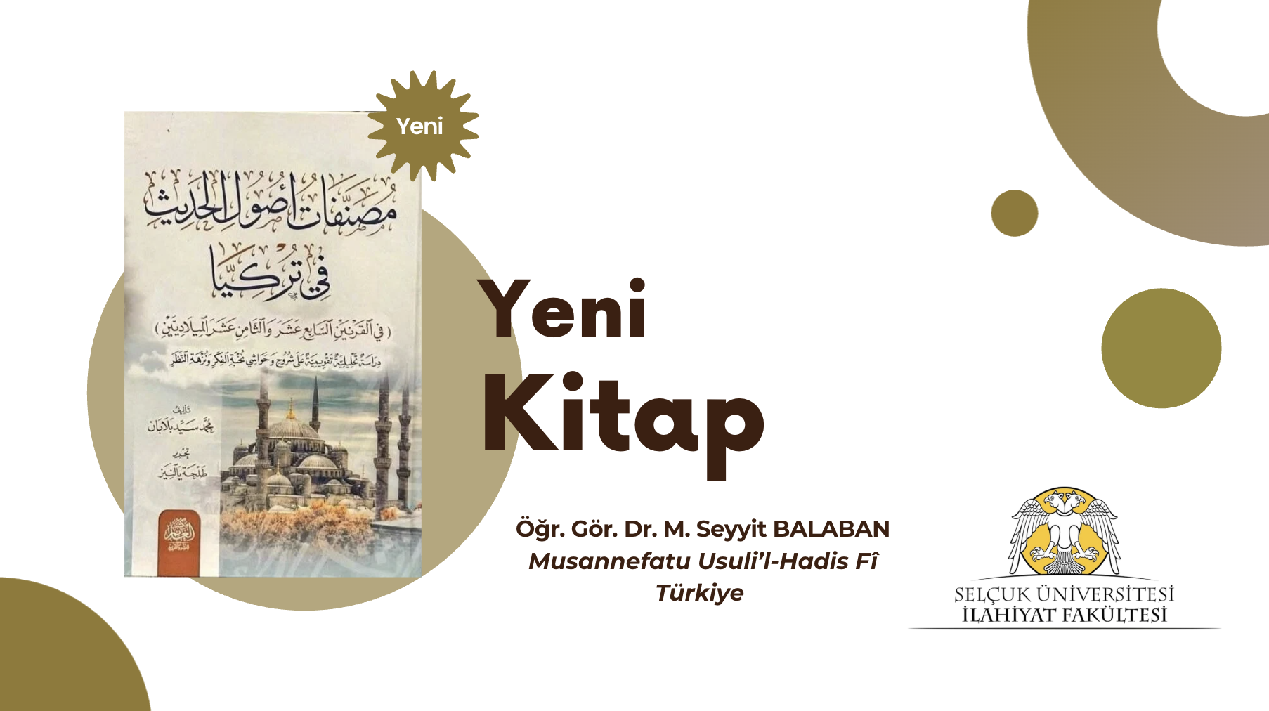 Yeni Kitap: Musannefâtu Usûli'l-Hadîs fî Türkiye