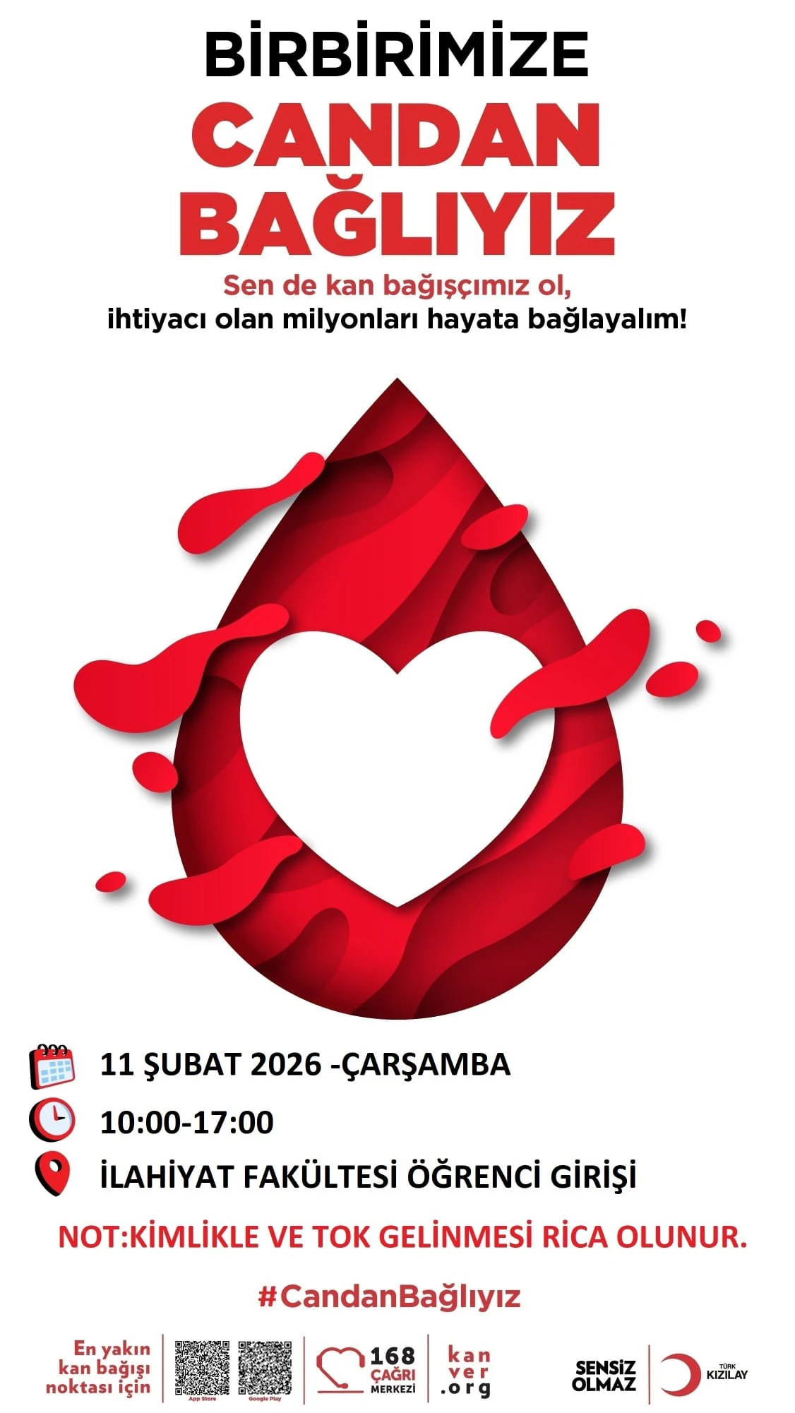 Fakültemiz ve Kızılay İş Birliğiyle Kan Bağışı Kampanyası Düzenlendi