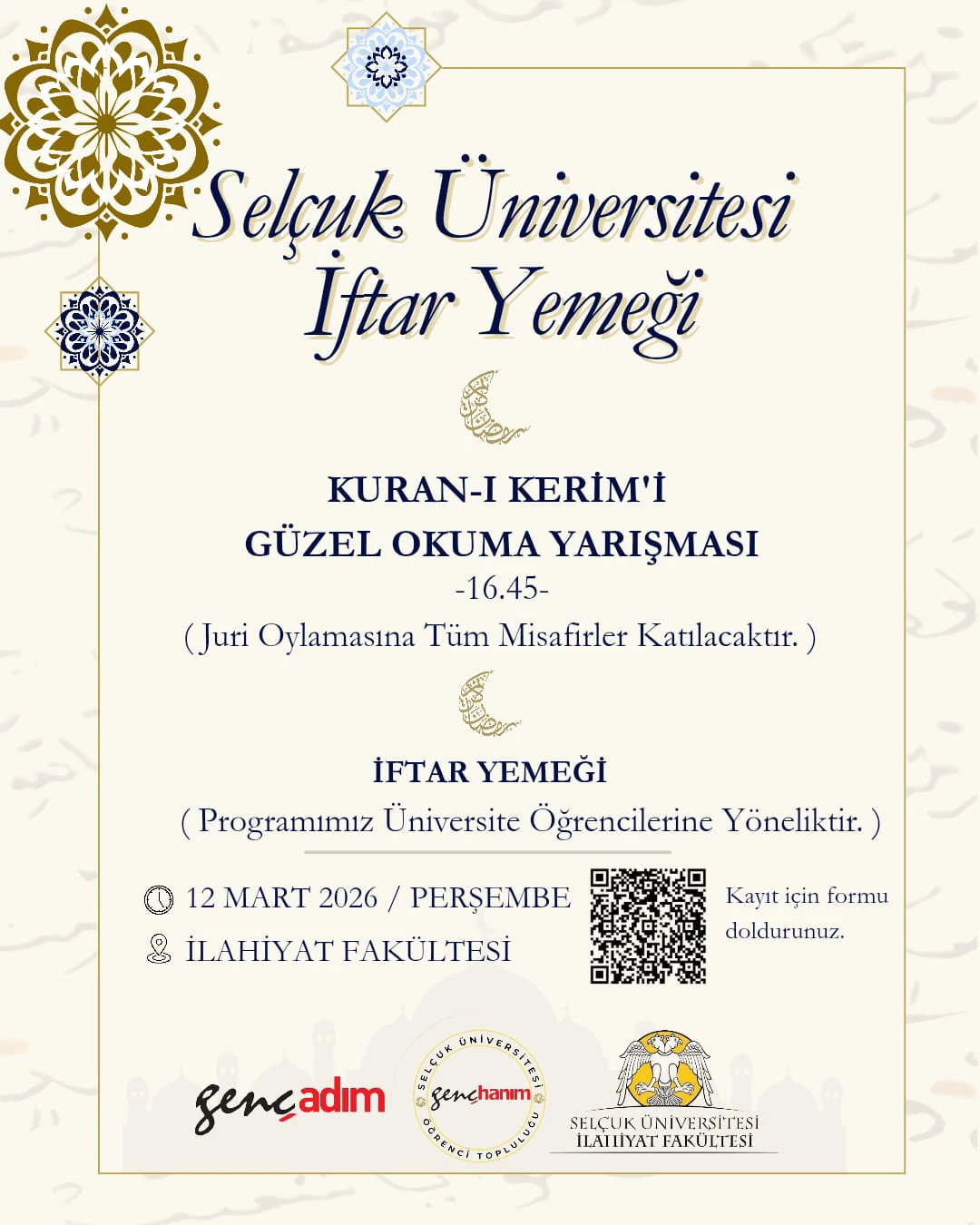 Kur’an-ı Kerim Ziyafeti ve İftar Programı