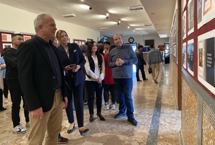 İletişim Fakültesinde şiddet farkındalığına yönelik sergi