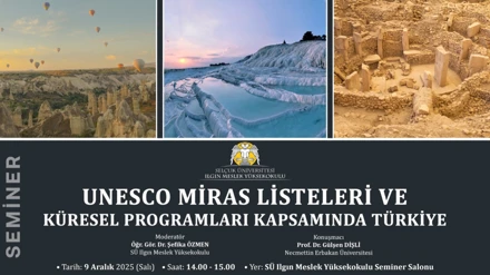 “UNESCO Miras Listeleri ve Küresel Programları Kapsamında Türkiye” Semineri 
