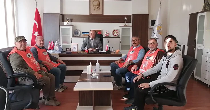 TEMA Vakfı Gönüllülerinden Meslek Yüksekokulu Müdürümüz Doç.Dr. Sinan AKTAŞ’ı ziyaret