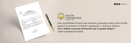 Selçuk Üniversitesi Faz 1 onayını aldı