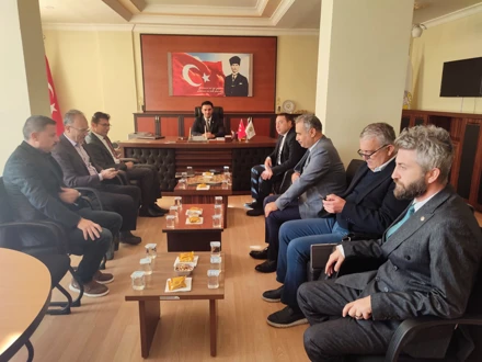 Rektör Yardımcılarımız , Meslek Yüksekokulları Koordinatörümüz ve Daire Başkanlarının Meslek Yüksekokulumuza Ziyaretleri