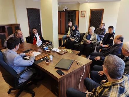 MHP Kulu İlçe Başkanı ve ilçe teşkilatı Okul Müdürümüz Doç.Dr.A.Selçuk KÖYLÜOĞLU’na Ziyareti