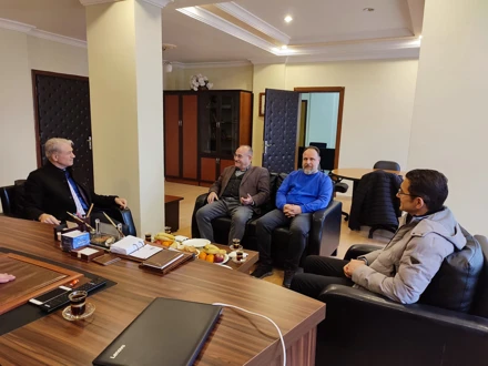 Cihanbeyli Meslek Yüksekokul Müdürü Dr.Öğr.Üyesi Mahmut ÜNALDI'nın Okul Müdürümüz Doç.Dr.A.Selçuk KÖYLÜOĞLU’na Ziyareti