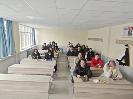 Öğrencilerle söyleşi