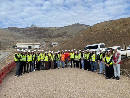 İş Sağlığı ve Güvenliği Bölümü'nden Altın Madeni Teknik Gezi