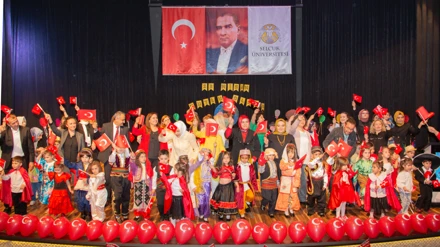 SÜ Nasreddin Hoca Uygulama Anaokulunda 23 Nisan etkinliği yapıldı