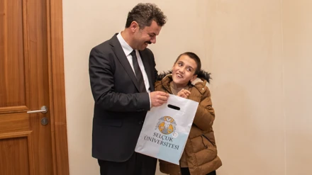 Selçuk Üniversitesi özel gereksinimli öğrencileri ağırladı