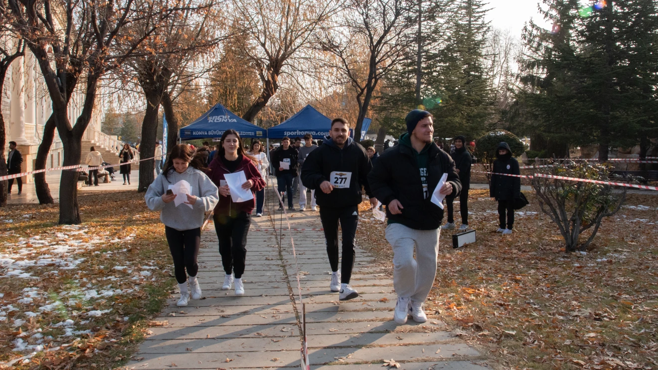 Selçuk Üniversitesinde Oryantiring Yarışması düzenlendi