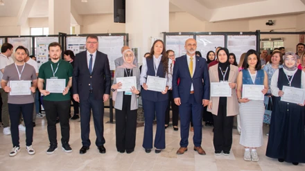 Öğrenci çalıştayında bilimsel projeler posterlerle tanıtıldı