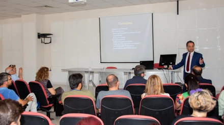 Prof. Dr. Erdoğan Memili, araştırmacılarla buluştu