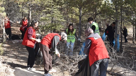 “Yeşil Düşün, Temiz Yaşa” çevre temizliği etkinliği düzenlendi