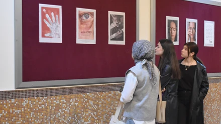 Kadına Yönelik Şiddete Hayır afiş sergisi açıldı