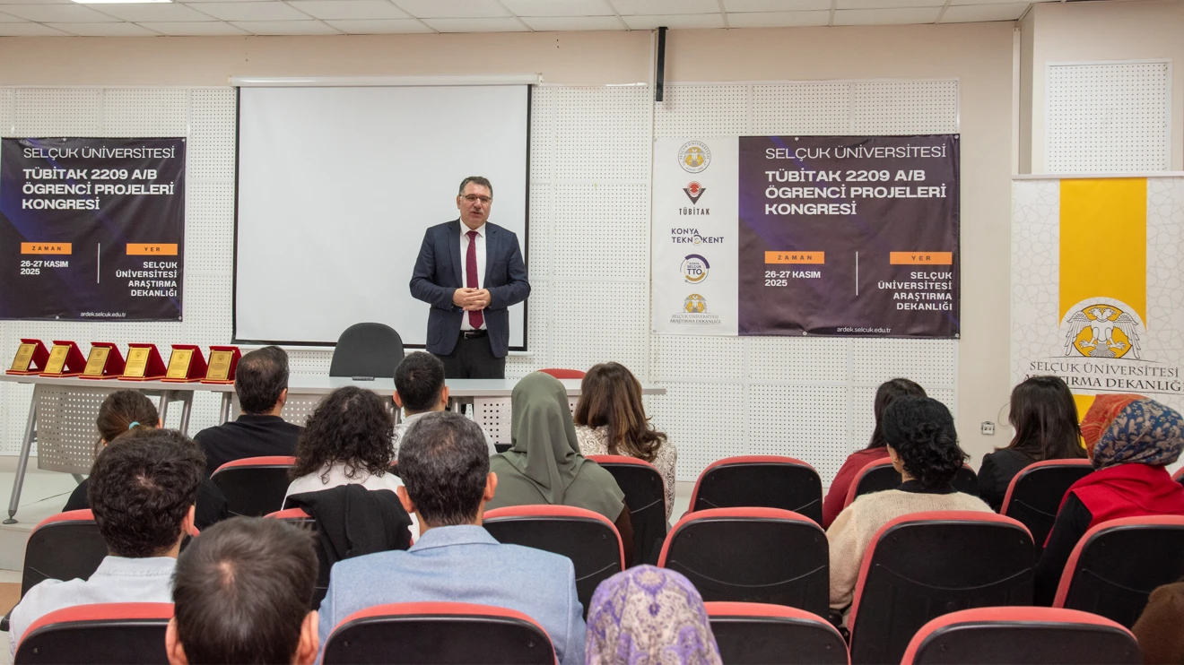 TÜBİTAK 2209 A/B Öğrenci Projeleri Kongresi’nde dereceye giren öğrencilere Teşekkür Belgesi 