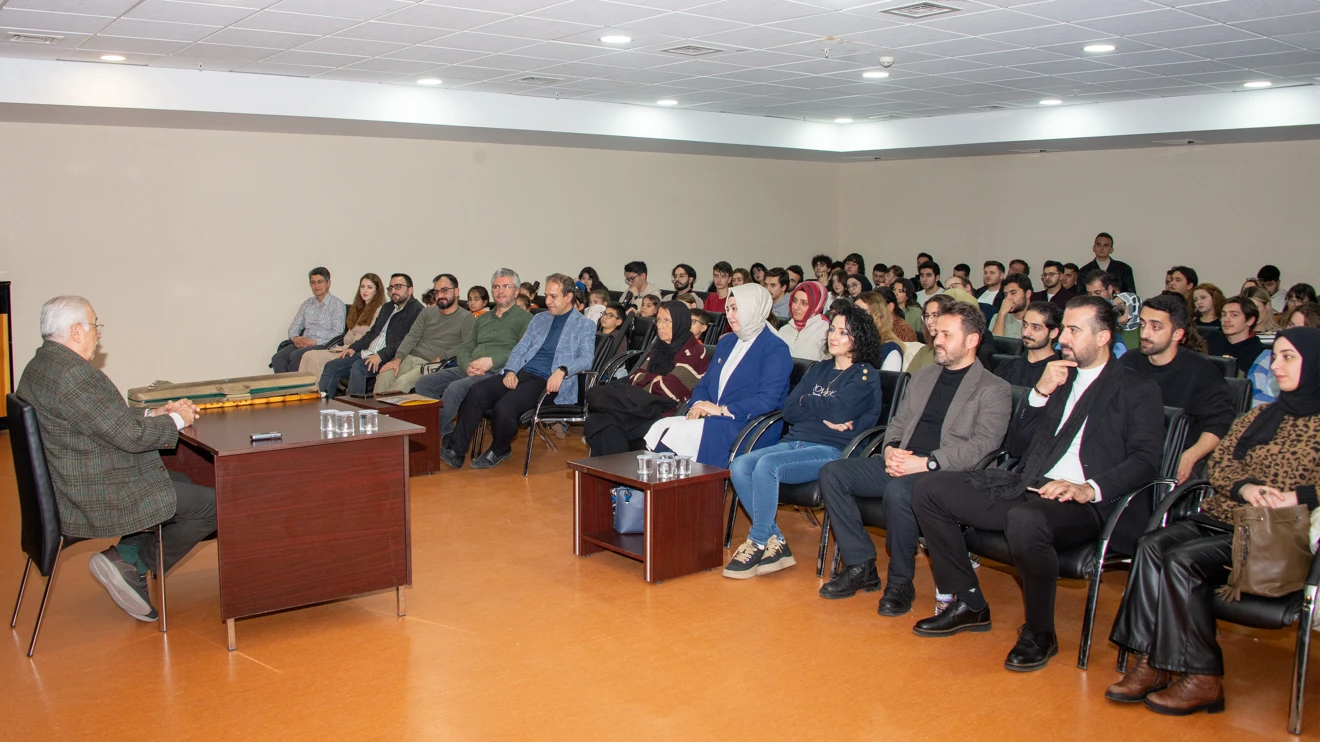 Neyzen Sadreddin Özçimi, söyleşide öğrencilerle buluştu