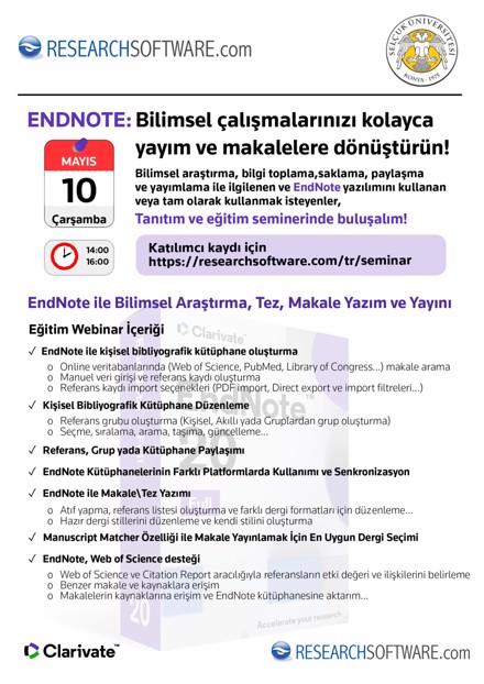 Endnote Eğitim Semineri