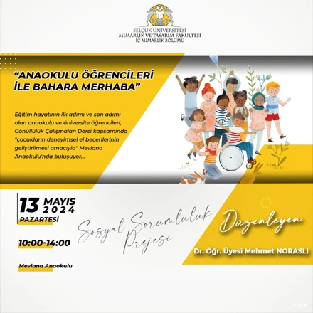 Anaokulu Öğrencileri ile "Bahara Merhaba"