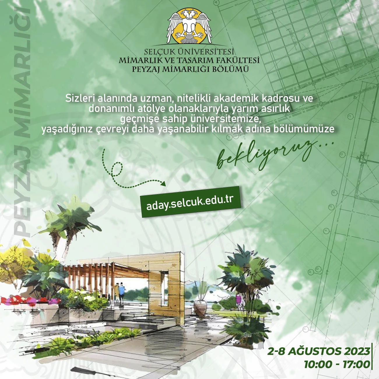 Yaşadığınız çevreyi daha yaşanabilir kılmak adına bölümümüze bekliyoruz...