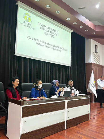 Sağlık Bilimleri Enstitüsü, 2023-2024 Eğitim Öğretim Yılı Bahar Dönemi Enstitü Kurulu Toplantısı Hk.
