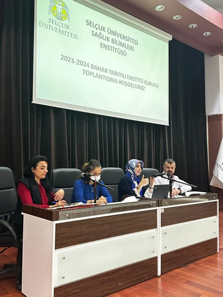 Sağlık Bilimleri Enstitüsü, 2023-2024 Eğitim Öğretim Yılı Bahar Dönemi Enstitü Kurulu Toplantısı Hk.