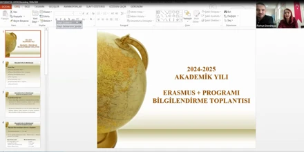 SÜ. Sağlık Bilimleri Enstitüsü Erasmus Bilgilendirme Toplantısı 