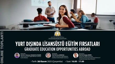 Yurt Dışında Lisansüstü Eğitim Fırsatları Toplantısı Online Olarak Gerçekleştirdi