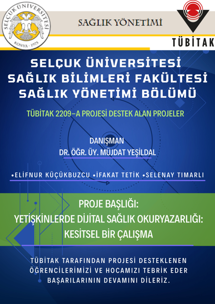 SAĞLIK YÖNETİMİ BÖLÜMÜ TÜBİTAK 2209-A BAŞVURULARI KABUL EDİLEN ÖĞRENCİ VE HOCALARIMIZI TEBRİK EDERİZ!!