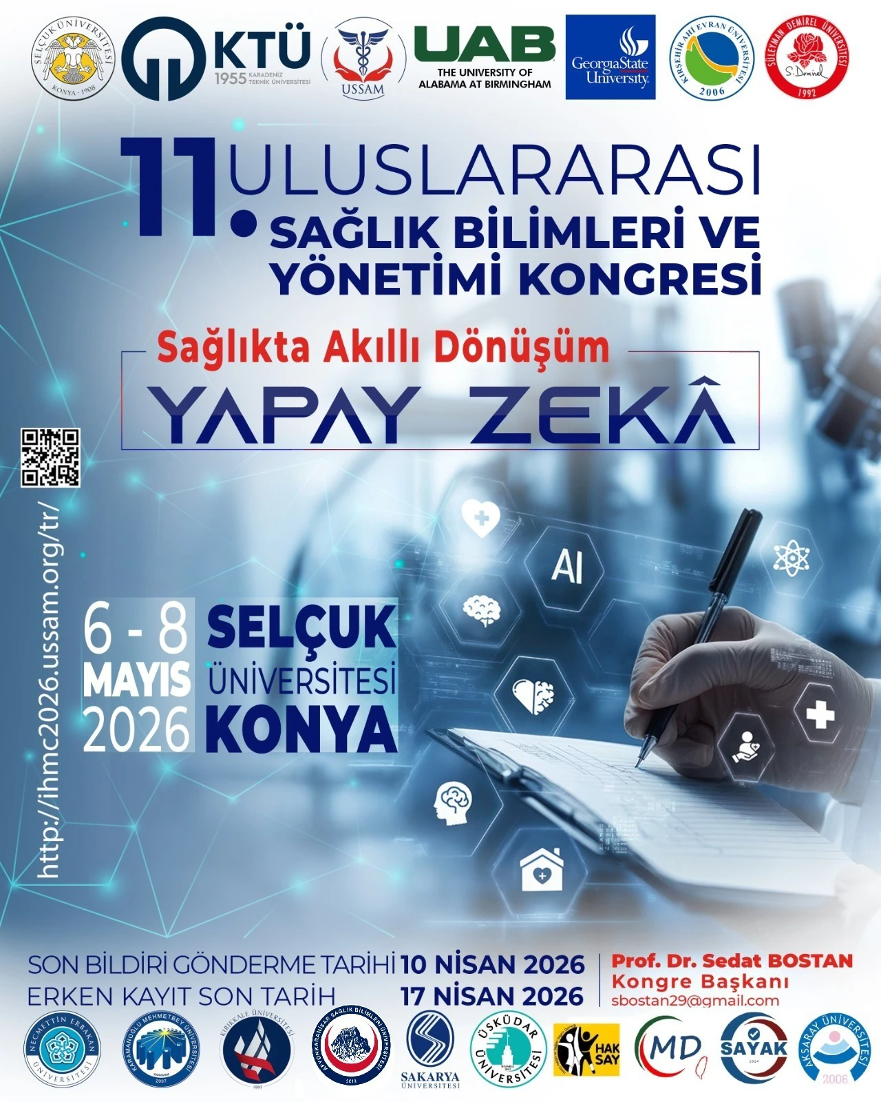 11. Uluslararası Sağlık Bilimleri ve Yönetimi Kongresi (IHMC 2026)