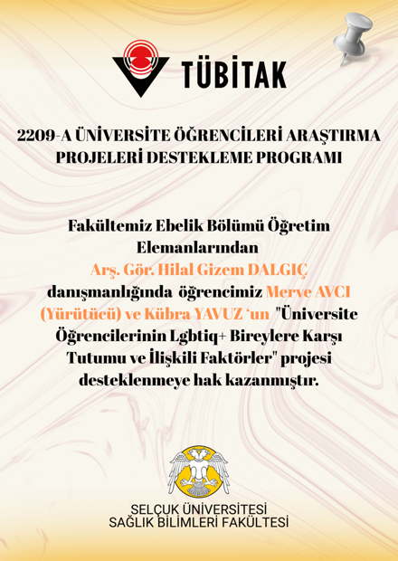 2209-A ÜNİVERSİTE ÖĞRENCİLERİ ARAŞTIRMA PROJELERİ DESTEKLEME PROGRAMI KAZANAN PROJELER