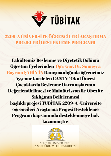 2209-A ÜNİVERSİTE ÖĞRENCİLERİ ARAŞTIRMA PROJELERİ DESTEKLEME PROGRAMI KAZANAN PROJELER