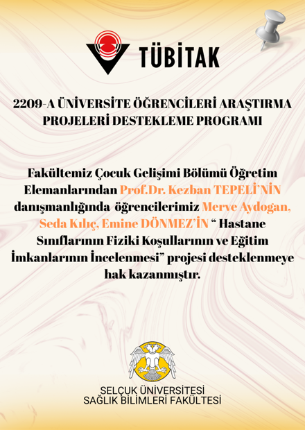 2209-A ÜNİVERSİTE ÖĞRENCİLERİ ARAŞTIRMA PROJELERİ DESTEKLEME PROGRAMI KAZANAN PROJELER