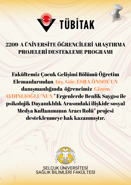 2209-A ÜNİVERSİTE ÖĞRENCİLERİ ARAŞTIRMA PROJELERİ DESTEKLEME PROGRAMI KAZANAN PROJELER