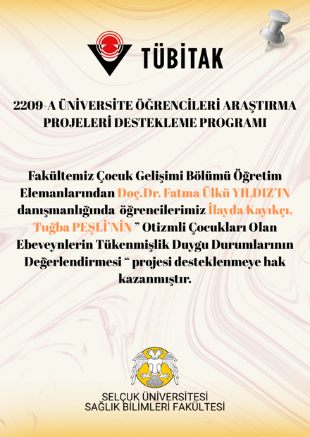 2209-A ÜNİVERSİTE ÖĞRENCİLERİ ARAŞTIRMA PROJELERİ DESTEKLEME PROGRAMI KAZANAN PROJELER