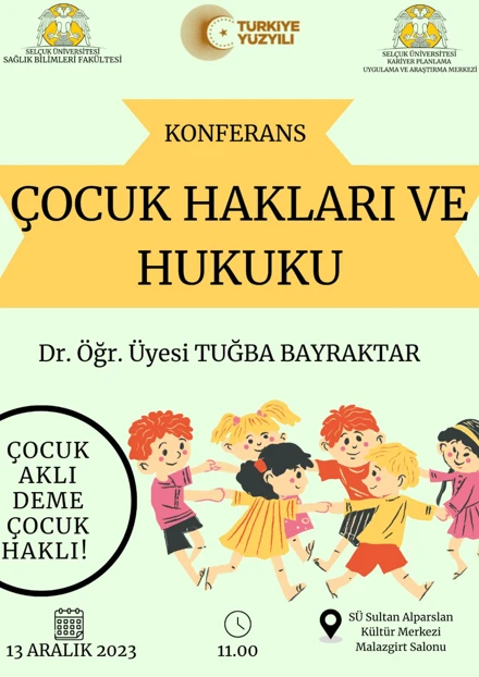 Çocuk Gelişimi Bölümü Çocuk Hakları ve Hukuku