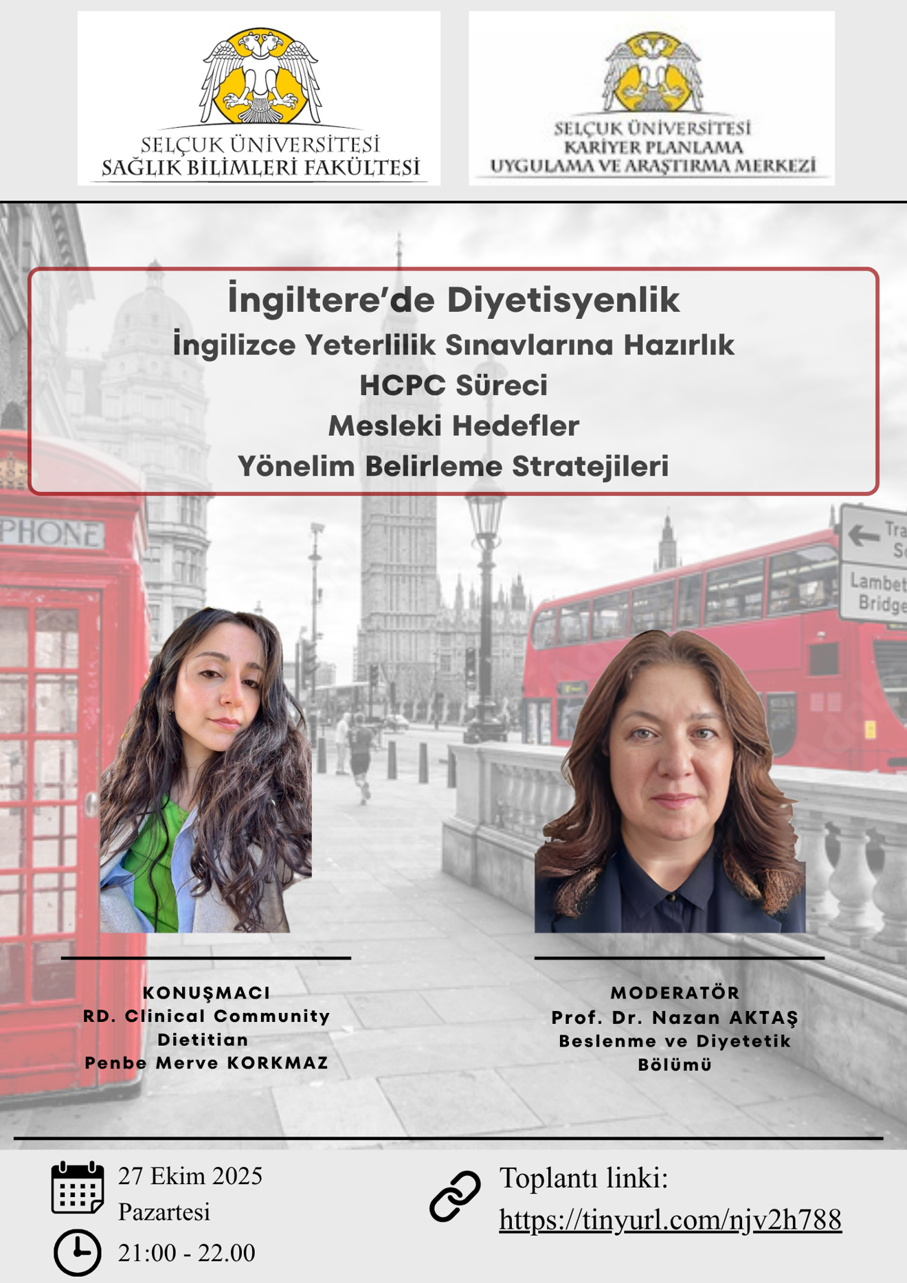 Kariyer Söyleşisi "İngiltere'de Diyetisyenlik"