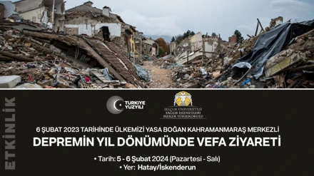 Depremin Yıl Dönümünde Vefa Ziyareti