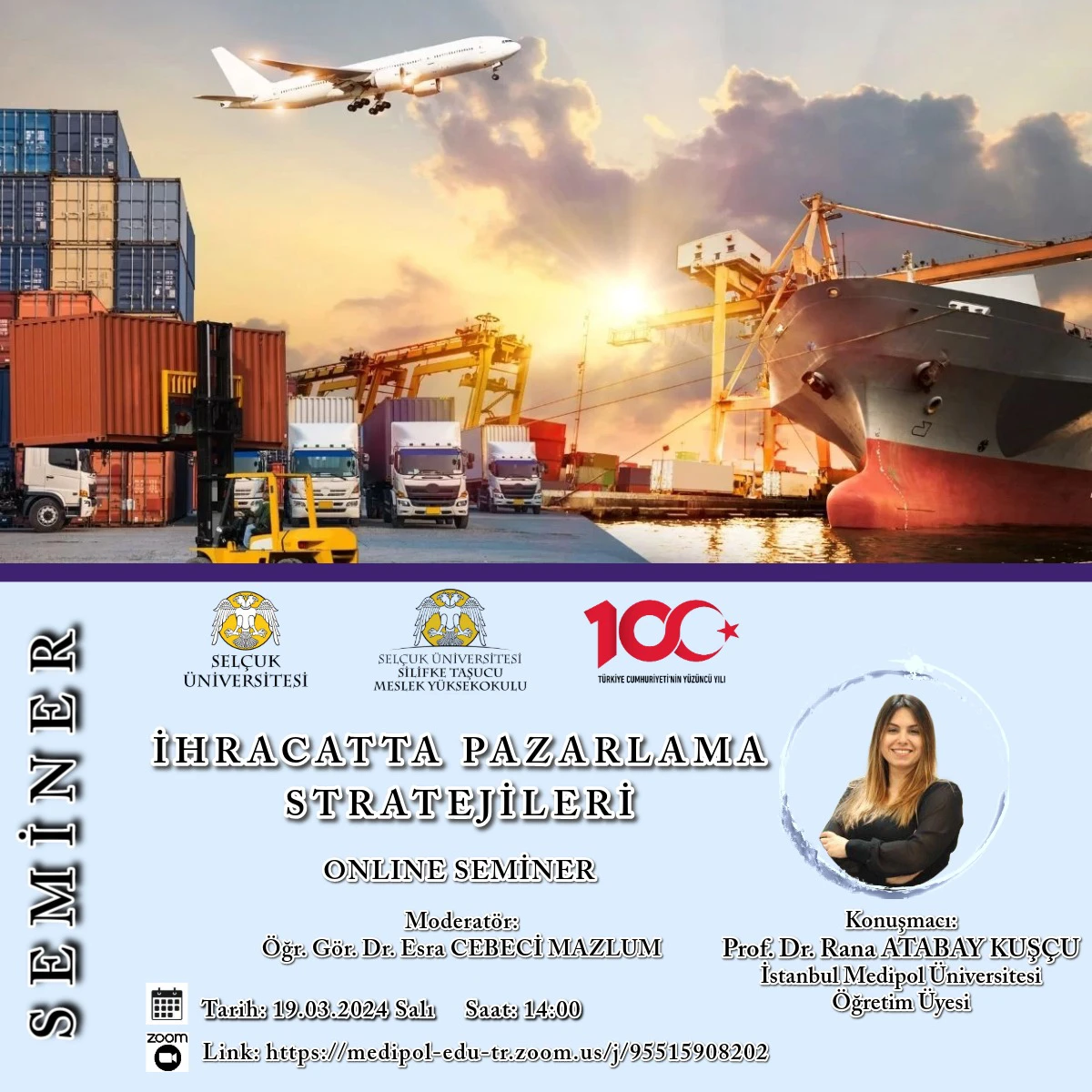 Online Seminer: "İhracatta Pazarlama Stratejileri"