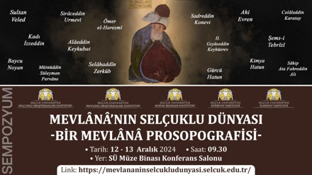 Uluslararası Mevlânâ’nın Selçuklu Dünyası-Bir Mevlânâ Prosopografisi-Sempozyumu