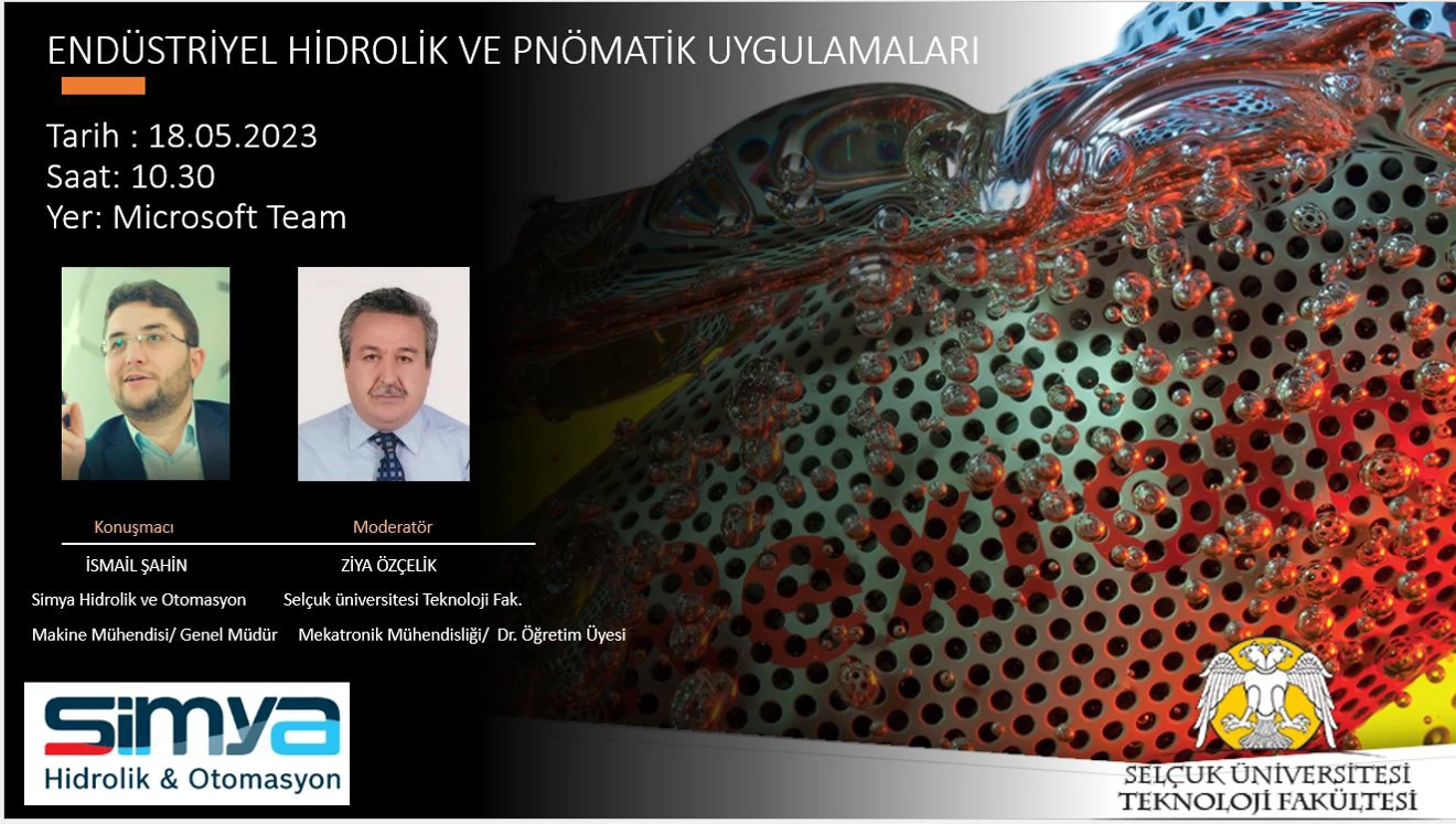 ENDÜSTRİYEL HİDROLİK VE PNÖMATİK UYGULAMALARI