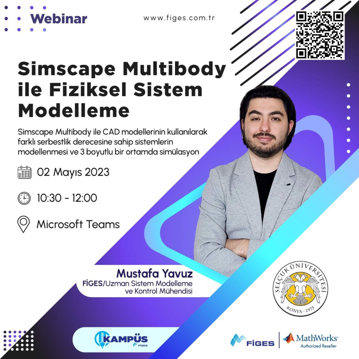 Teknoloji Fakültesi Webinar: Simscape Multibody İle Fiziksel Sistem Modelleme